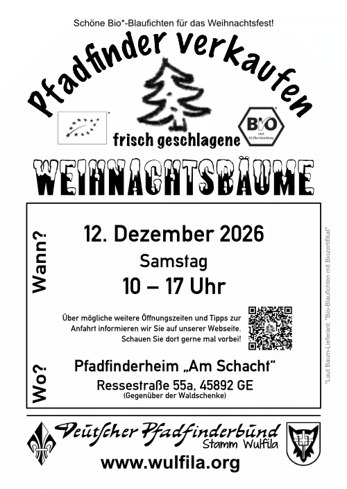 Weihnachtsbaumflyer 2026